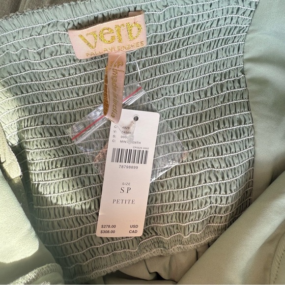 Anthropologie Size S Petite Verb by Pallavi Singhee Corset Embellished Dress NEW - Picture 9 of 9